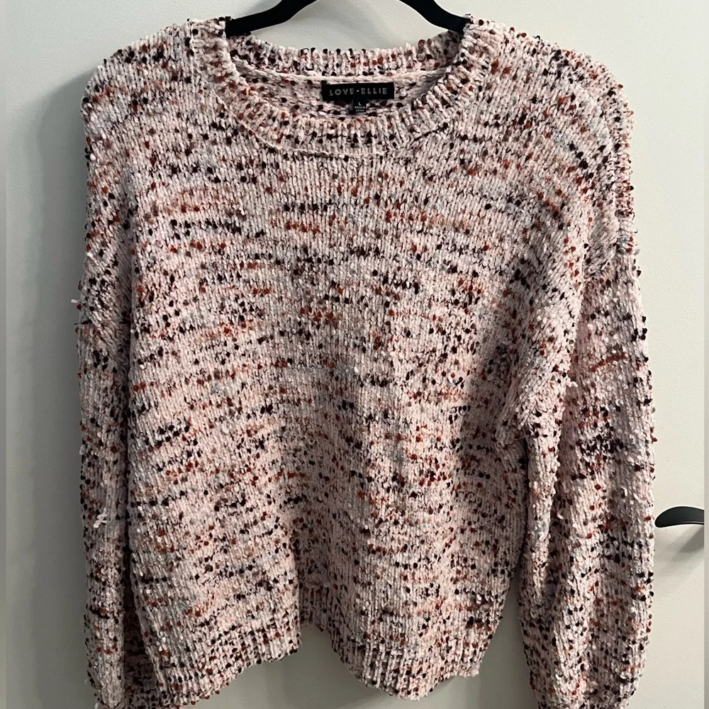 Chenille confetti sweater